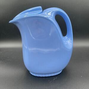 Refrigerator Water Pitcher Hall Pottery Montgomery Ward & Co #5118 Blue VTG USA